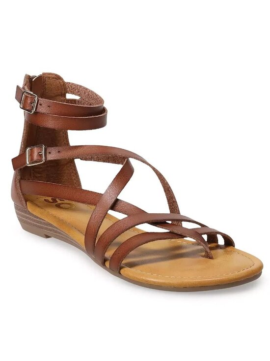 SO® Shoes - SO® Strappy Gladiator Women's Sandals, Size 6, New